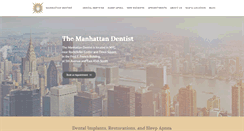 Desktop Screenshot of manhattannydentist.com